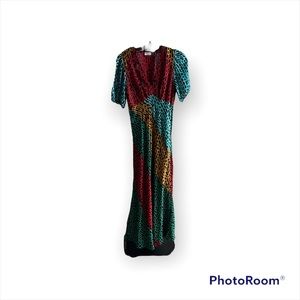 RIXO Stunning maxi dress size S